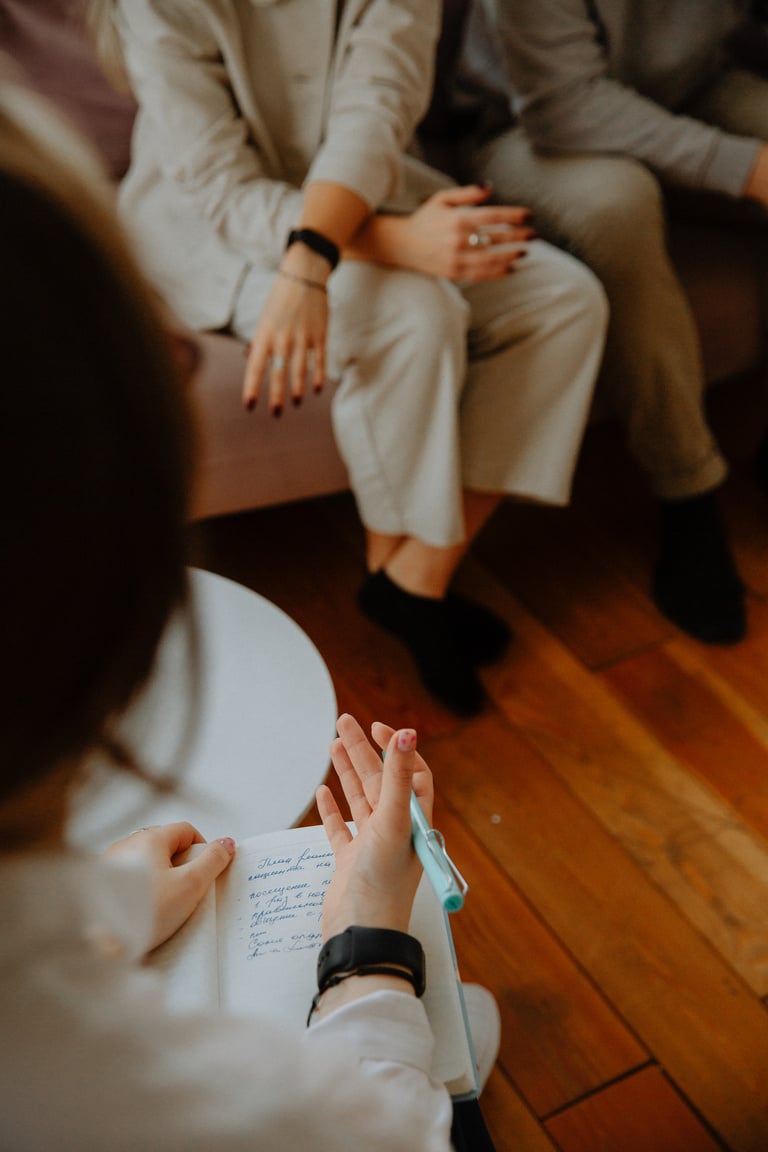 Therapist Giving Advice to Couple